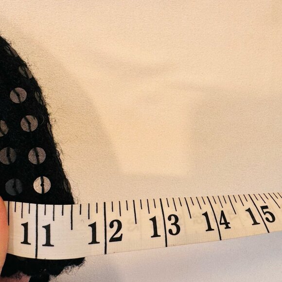 Cute Glam Black Women Beanie Tuque Hat With Black Sequins Jessica Simpson SZ M - Picture 5 of 6